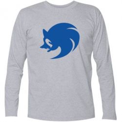 Футболка з довгим рукавом Sonic logo - PrintSalon