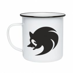Кружка емальована Sonic logo - PrintSalon
