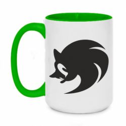 Чашка двокольорова велика Sonic logo - PrintSalon