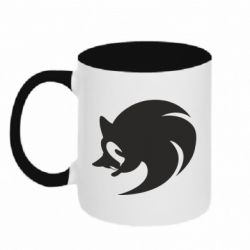 Чашка двокольорова Sonic logo - PrintSalon