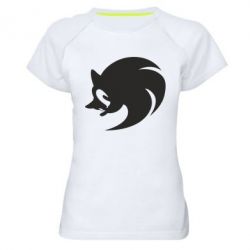 Жіноча футболка для спорту Sonic logo - PrintSalon