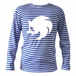 Тільник з довгим рукавом Sonic logo - PrintSalon