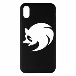 Чохол для iPhone X/Xs Sonic logo - PrintSalon