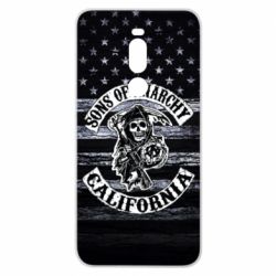 Чехол для Meizu Note 8 Sons of anarchy logo - PrintSalon