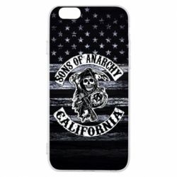 Чехол для iPhone 6/6S Sons of anarchy logo - PrintSalon