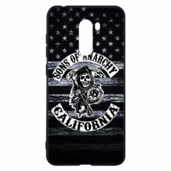 Чехол для Xiaomi Pocophone F1 Sons of anarchy logo - PrintSalon