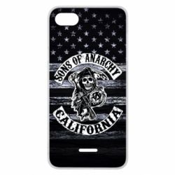 Чехол для Xiaomi Redmi 6A Sons of anarchy logo - PrintSalon