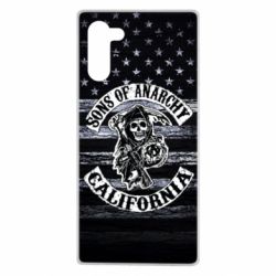 Чехол для Samsung Note 10 Sons of anarchy logo - PrintSalon