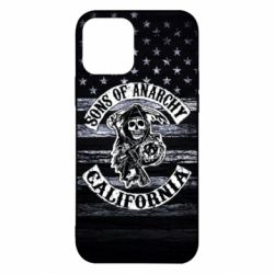 Чехол для iPhone 12 Sons of anarchy logo - PrintSalon
