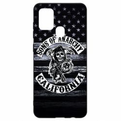 Чехол для Samsung A21s Sons of anarchy logo - PrintSalon