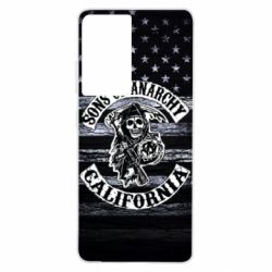 Чехол для Samsung S21 Ultra Sons of anarchy logo - PrintSalon
