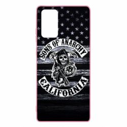 Чехол для Samsung Note 20 Sons of anarchy logo - PrintSalon