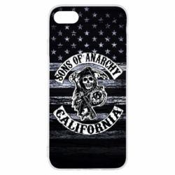 Чехол для iPhone 8 Sons of anarchy logo - PrintSalon