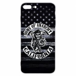 Чехол для iPhone 8 Plus Sons of anarchy logo - PrintSalon