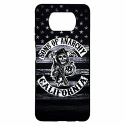 Чехол для Xiaomi Poco X3 Sons of anarchy logo - PrintSalon