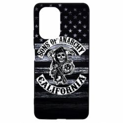 Чехол для Xiaomi Poco F3/K40 Sons of anarchy logo - PrintSalon