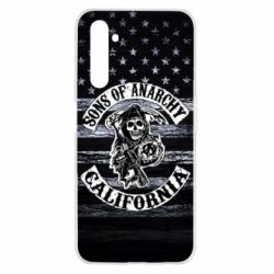 Чехол для Realme 6 Sons of anarchy logo - PrintSalon