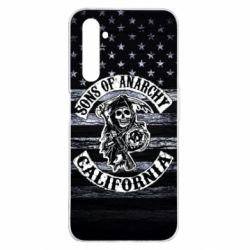 Чехол для Realme 6 Pro Sons of anarchy logo - PrintSalon