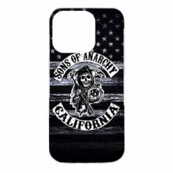 Чехол для iPhone 14 Pro Sons of anarchy logo - PrintSalon