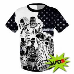 Детская 3D футболка Sons of anarchy logo - PrintSalon