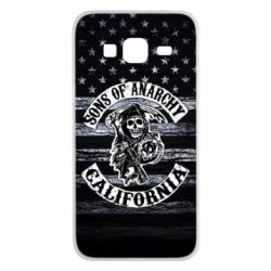 Чехол для Samsung J3 2016 Sons of anarchy logo - PrintSalon