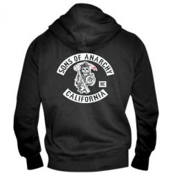 Мужское худи на молнии Sons of Anarchy Samcro Original - PrintSalon
