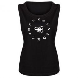 Женская майка сорпион 4 - PrintSalon