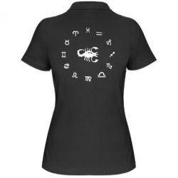 Женское поло сорпион 4 - PrintSalon