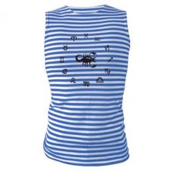 Майка-тельняшка сорпион 4 - PrintSalon