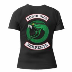 Женская футболка South side serpents stripe - PrintSalon