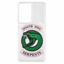 Чехол для Samsung S21 Ultra South side serpents stripe - PrintSalon