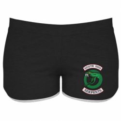 Женские шорты South side serpents stripe - PrintSalon