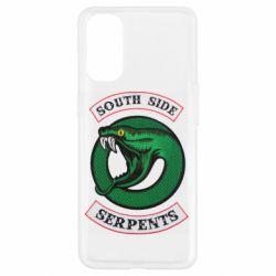 Чехол для Oppo Reno 4 South side serpents stripe-PrintSalon Чехол для Oppo Reno 4 South side serpents stripe