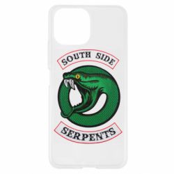Чехол для Xiaomi Mi11 Lite South side serpents stripe - PrintSalon