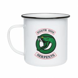 Кружка эмалированная South side serpents stripe - PrintSalon