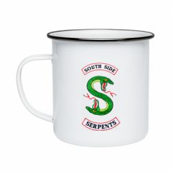 Кружка эмалированная South side serpents - PrintSalon