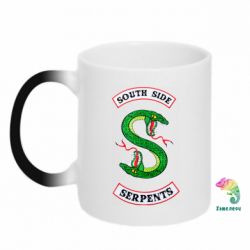 Чашка-хамелеон South side serpents - PrintSalon