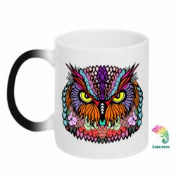 Чашка-хамелеон Сова Совентьєвна - PrintSalon