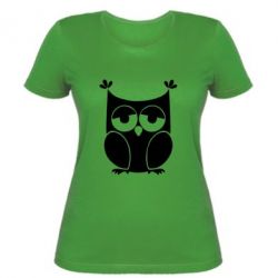 Женская футболка Сова - PrintSalon