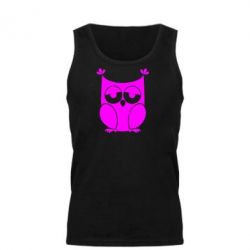 Мужская майка Сова - PrintSalon