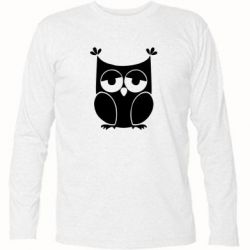 Футболка с длинным рукавом Сова - PrintSalon