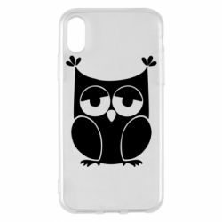Чехол для iPhone X/Xs Сова - PrintSalon