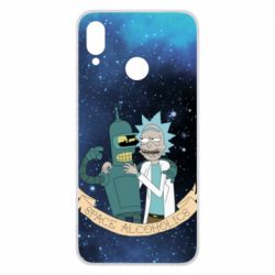 Чехол для Huawei P Smart Plus 2018 Space alcoholics 2