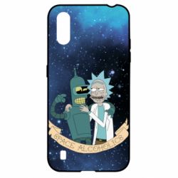 Чехол для Samsung A01/M01 Space alcoholics 2