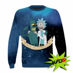 Дитячий 3D світшот Space alcoholics 2 - PrintSalon