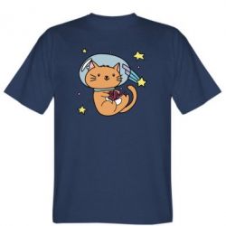 Мужская футболка Stedman Space Cat - PrintSalon
