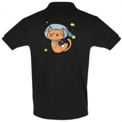 Мужское поло Space Cat - PrintSalon