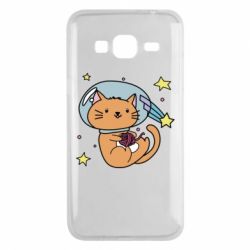 Чехол для Samsung J3 2016 Space Cat - PrintSalon