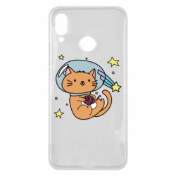 Чехол для Huawei P Smart Plus 2018 Space Cat - PrintSalon