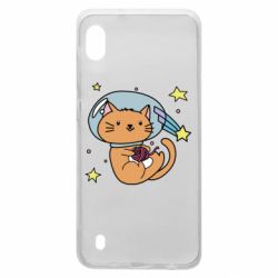 Чехол для Samsung A10 Space Cat - PrintSalon